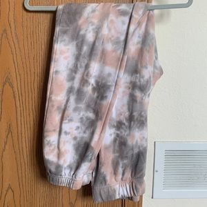 Tie dye sweat pants
